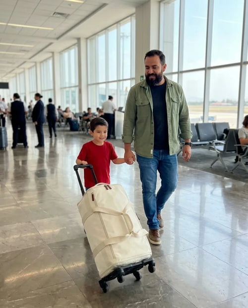 Persona viajando con su Novaire Abordo