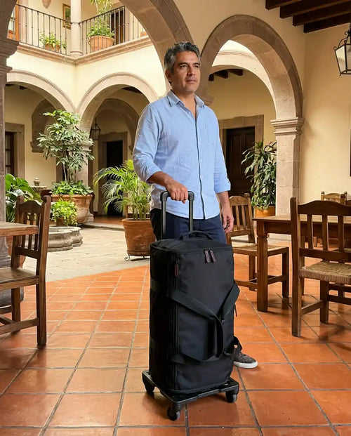 Persona viajando con su Novaire Abordo