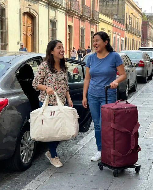 Persona viajando con su Novaire Abordo