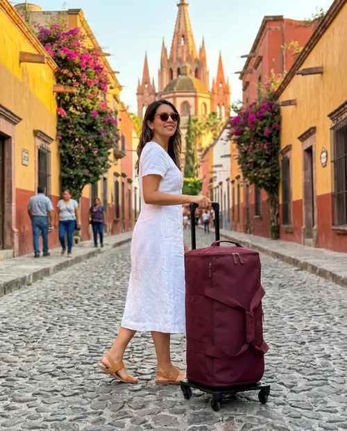 Persona viajando con su Novaire Abordo