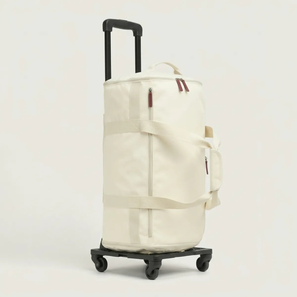 Novaire Abordo beige con carrito de 4 ruedas