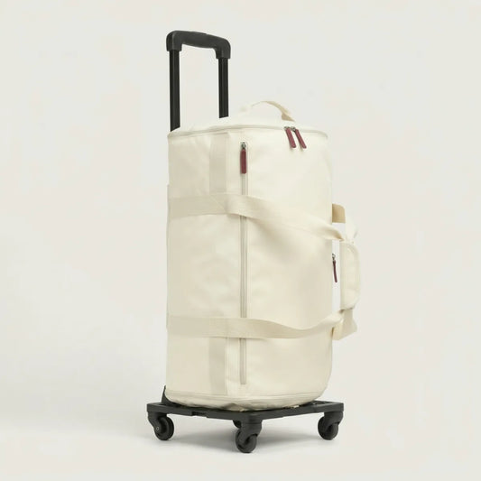 Novaire Abordo beige con carrito de 4 ruedas