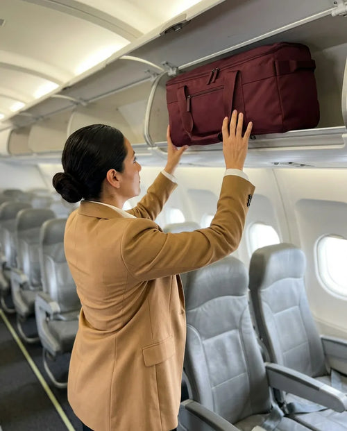 Persona viajando con su Novaire Abordo